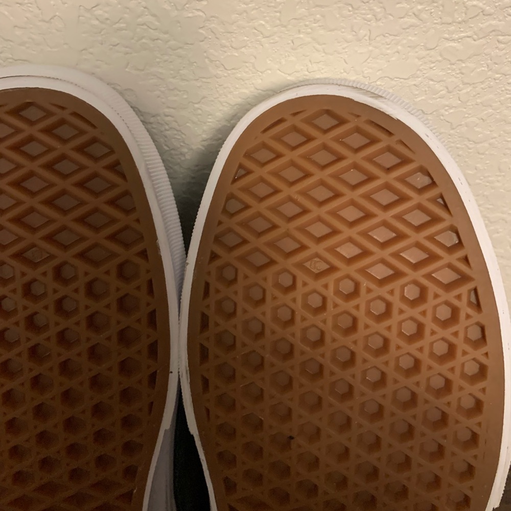 Blue Dress Vans Slip On Mens